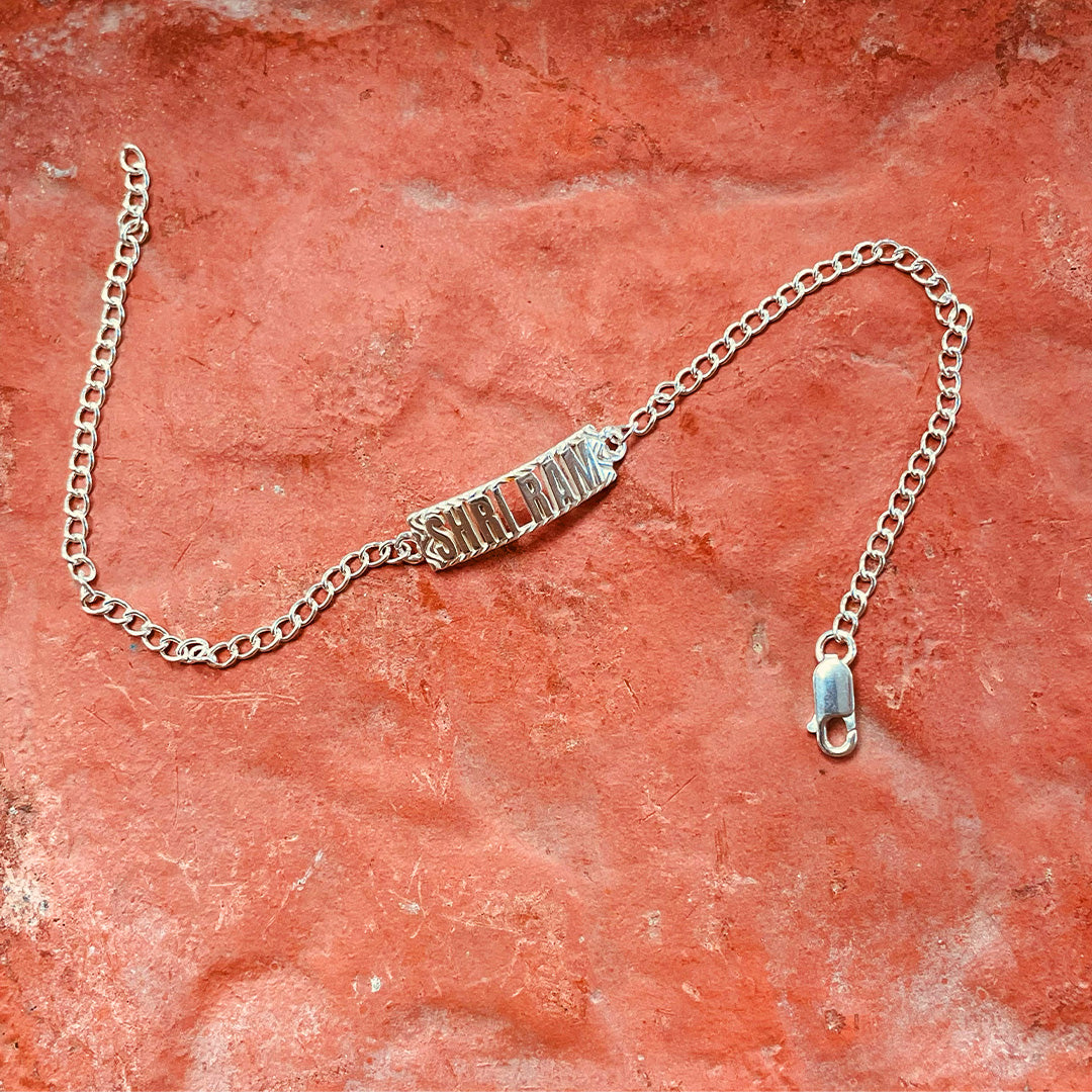 trueBrowns 925 Sterling Silver Shri Ram Silver Chain Rakhi | Swadesiicart