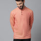Even Apparels Orange Pure Cotton Kurta With Band Collar | Swadesiicart