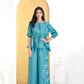 BulBul Nira Iceblue Co-Ord Set - Swadesiicart