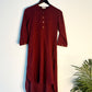 trueBrowns Maroon Slub Kurta | Swadesiicart