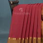 Shades of Maroon Red Pure Mangalgiri Cotton By Gayathri Reddy Designer Studio | Swadesiicart
