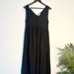 trueBrowns Black Slub Dress | Swadesiicart