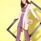 InWeave Women's Mauve Blazer Kurta Naroow Pant Coord Set - Swadesiicart