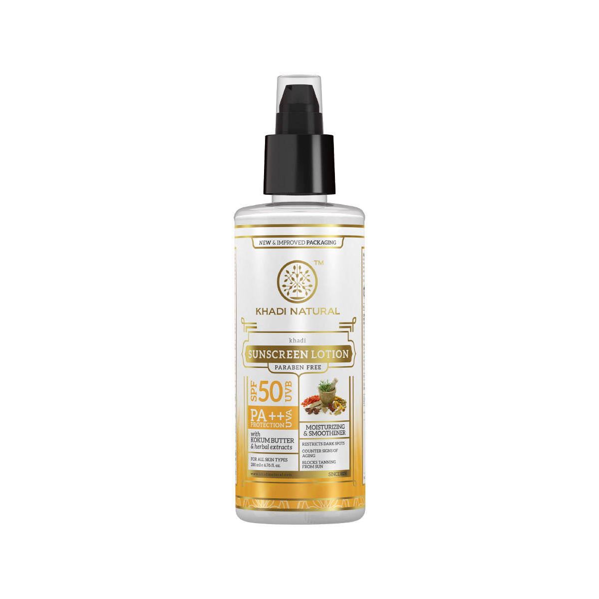 Khadi Natural Sunscreen Moisturising Lotion - SPF 50 - 100ml