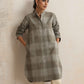 trueBrowns Green Check Winter Shirt Top | Swadesiicart