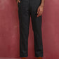 trueBrowns Men's Charcoal grey Cotton Twill Pants | Swadesiicart