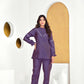 BulBul Mahi Purple Co-Ord Set - Swadesiicart
