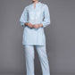 Ahalyaa Floral Print Gotta Patti Pure Cotton Ethnic Co-Ords - Swadesiicart