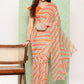 Ahalyaa Leheriya Poly Chiffon Saree | Swadesiicart