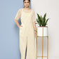 Ahalyaa Printed Waist Tie-Ups Basic Jumpsuit | Swadesiicart