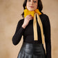 InWeave Women's Yellow Fur Neckpiece - Swadesiicart