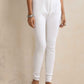 trueBrowns White Woollen Leggings | Swadesiicart