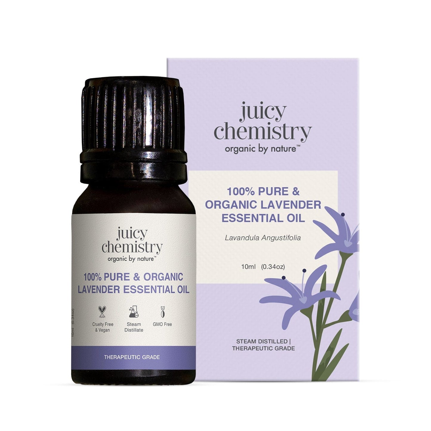 100% Pure & Organic Lavender Essential Oil