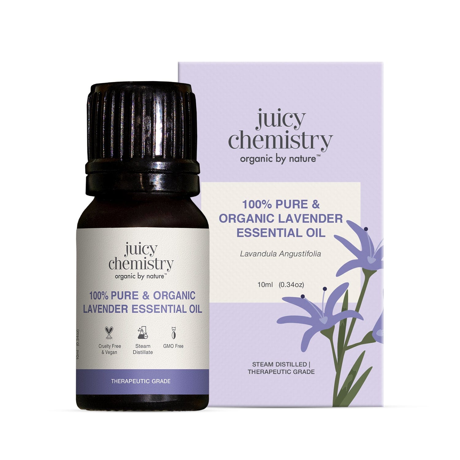 100% Pure & Organic Lavender Essential Oil