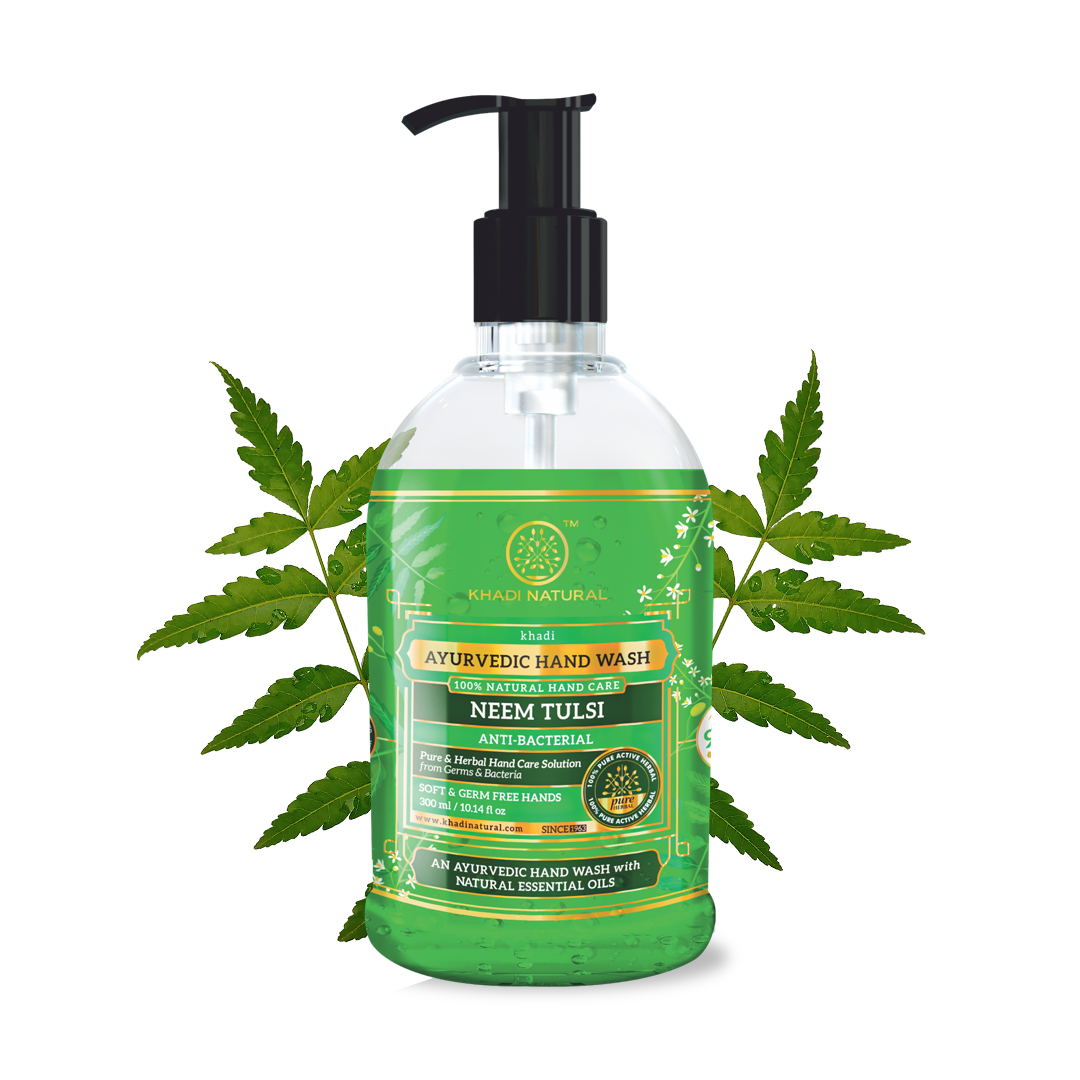 Khadi Natural Anti-Bacterial Neem Tulsi Handwash - 300ml