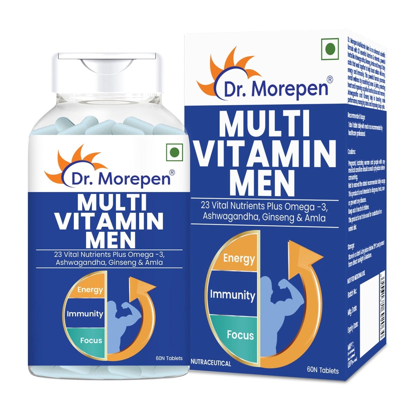 Dr Morpen Gokshura And Multivitamin Men- Improves Desire And Drive/Boost Immunity | Swadesiicart