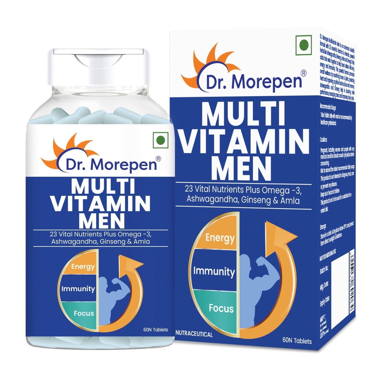 Dr Morpen Gokshura And Multivitamin Men- Improves Desire And Drive/Boost Immunity | Swadesiicart