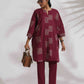 trueBrowns Purple Cotton Print Kurta Co-ord Set - Swadesiicart