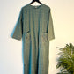 trueBrowns Light Blue Dobby Dress | Swadesiicart