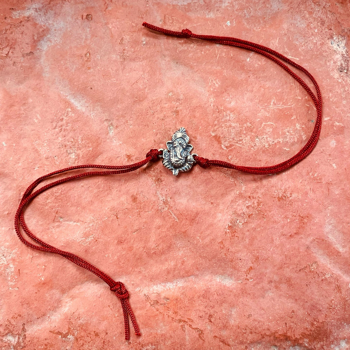 trueBrowns 925 Sterling Silver Lord Ganesh Idol Thread Rakhi | Swadesiicart