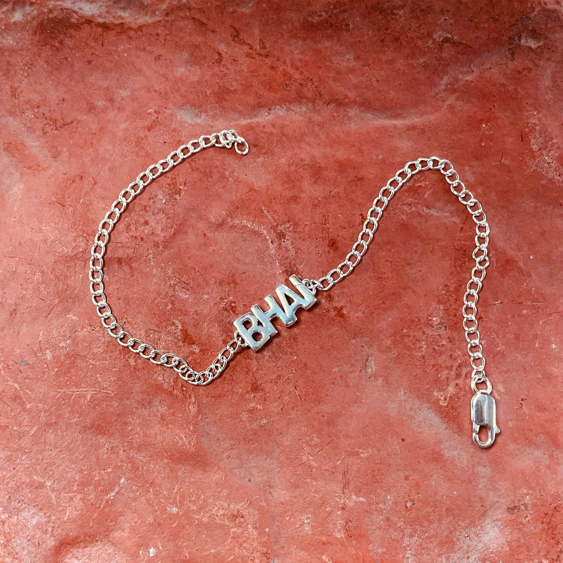 trueBrowns 925 Sterling Silver Bhai Silver Chain Rakhi | Swadesiicart