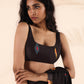 trueBrowns Cola Muslin Ikat Sleeveless Blouse | Swadesiicart