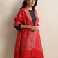 trueBrowns Red Woollen Stole | Swadesiicart
