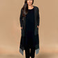 trueBrowns Dark Grey Woollen Cape | Swadesiicart