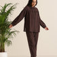trueBrowns Cola Cotton Shirt Co-ord Set - Swadesiicart