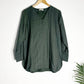 trueBrowns Green Gauze Dobby Kurta Co-ord Set - Swadesiicart
