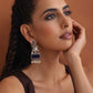 trueBrowns Silver Tone Bird Earrings - Swadesiicart