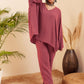 InWeave Women's Light Brown Full Sleeve Boho Top Bottom Set - Swadesiicart