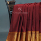Kalanetha Maroon Coloured Pure Narayanpet Cotton Saree By Gayathri Reddy Designer Studio | Swadesiicart