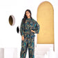 BulBul Mehzabin Teal Co-Ord Set - Swadesiicart