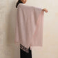 trueBrowns Pink Geometric Woollen Stole | Swadesiicart