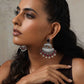 trueBrowns Silver Tone Elephant Dangle Earrings - Swadesiicart