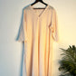 trueBrowns Light Pink Slub Short Kurta | Swadesiicart