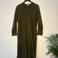 trueBrowns Olive Green Slub Kurta | Swadesiicart