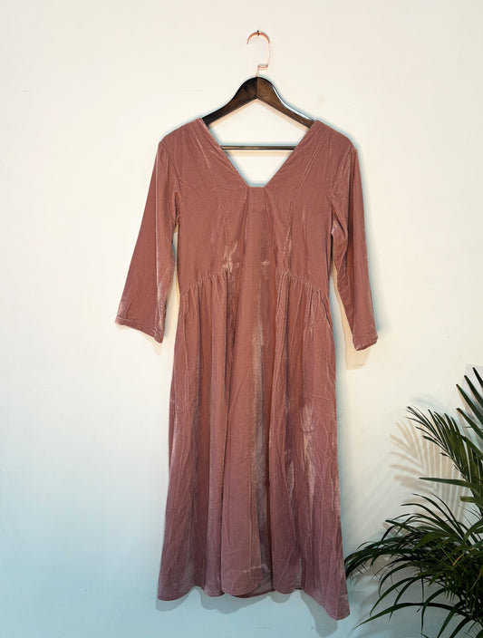 trueBrowns Orange Straight Kurta Set | Swadesiicart