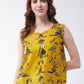 InWeave Quirky Sleeveless Top - Swadesiicart