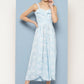 Ahalyaa Printed Basic Jumpsuit with Ruffles | Swadesiicart