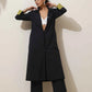 trueBrowns Black Cotton Linen Kurta Pant Set | Swadesiicart