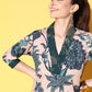 Ahalyaa Women Floral Printed Kurta with Trousers | Swadesiicart