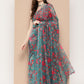 Ahalyaa Floral Poly Chiffon Saree | Swadesiicart