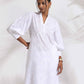 trueBrowns trueBrown White Cotton Schiffli Kurta Set | Swadesiicart