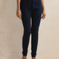 trueBrowns Navy Woollen Leggings | Swadesiicart