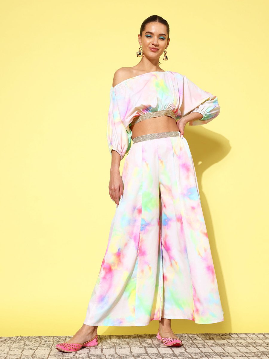 Ahalyaa Women Dyed Co-Ords - Swadesiicart