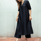 trueBrowns Black Silk Kurta Pant Set | Swadesiicart