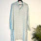 trueBrowns Blue Leheriya Men's Kurta | Swadesiicart