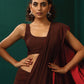 trueBrowns Cola Muslin Silk Scoop Neck Sleeveless Blouse | Swadesiicart